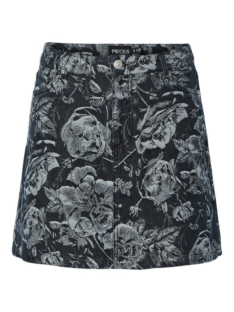 Rokken - Pcmarosa Mw Denim Skirt van Pieces