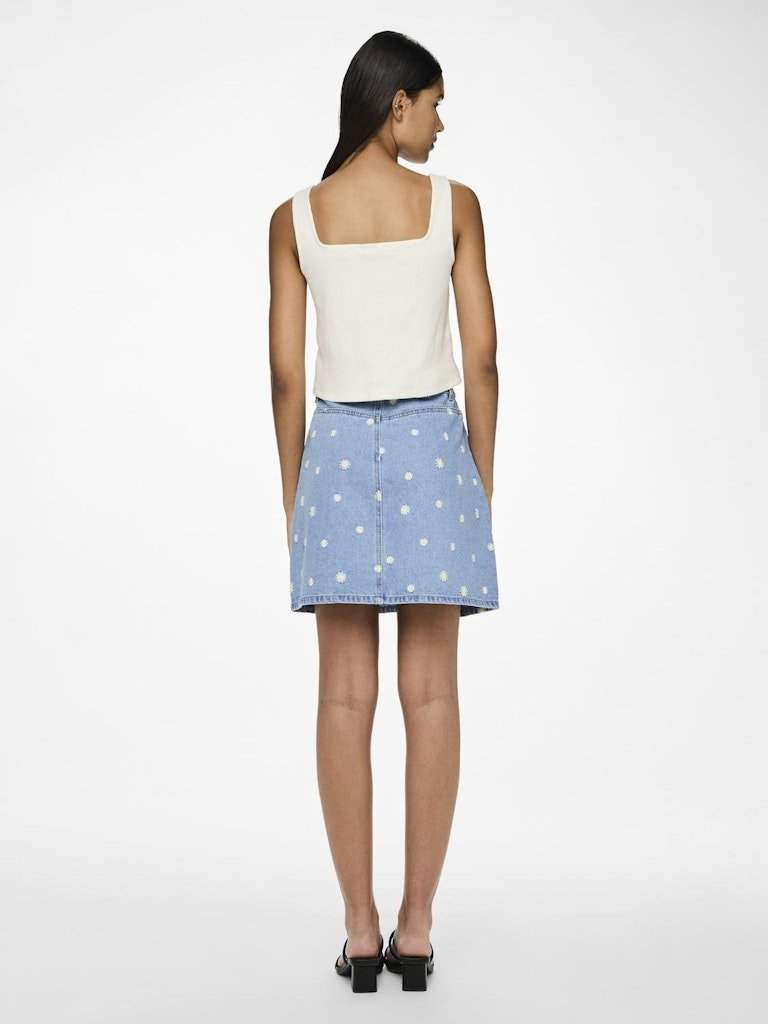 Rokken Pcmay Hw Short Denim Skirt D2D van Pieces