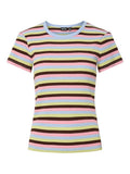 Pcmay Ss Striped Tee – Tops voor dames in kleur | Meisjes