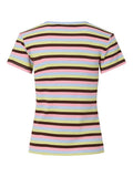 Pcmay Ss Striped Tee – Tops voor dames in kleur | Meisjes