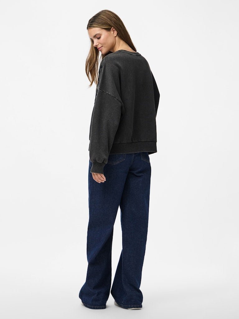 Sweaters - Pcmie Ls Sequins Sweatshirt van Pieces