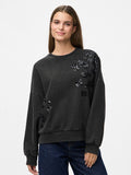 Sweaters - Pcmie Ls Sequins Sweatshirt van Pieces