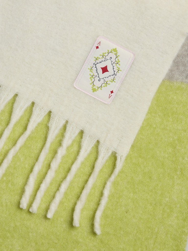 Cloud dancer ONE SIZE Sjaals - Pcmili Wool Blend Long Scarf van Pieces