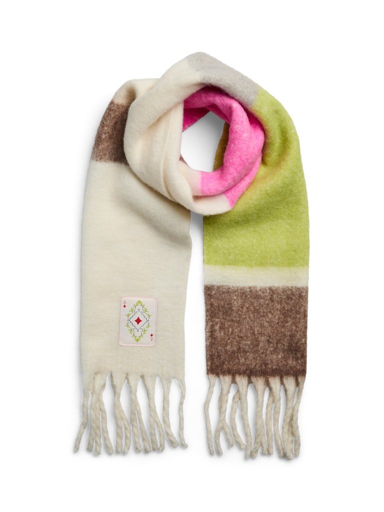 Cloud dancer ONE SIZE Sjaals - Pcmili Wool Blend Long Scarf van Pieces