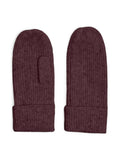 Tawny port ONE SIZE Handschoenen - Pcmoella Mittens Noos van Pieces
