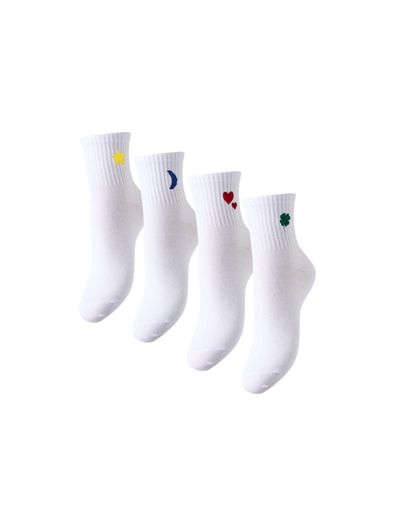 Pcmova 4 Pack Socks Noos - koop Sokken van Pieces bij Meisjes Brugge