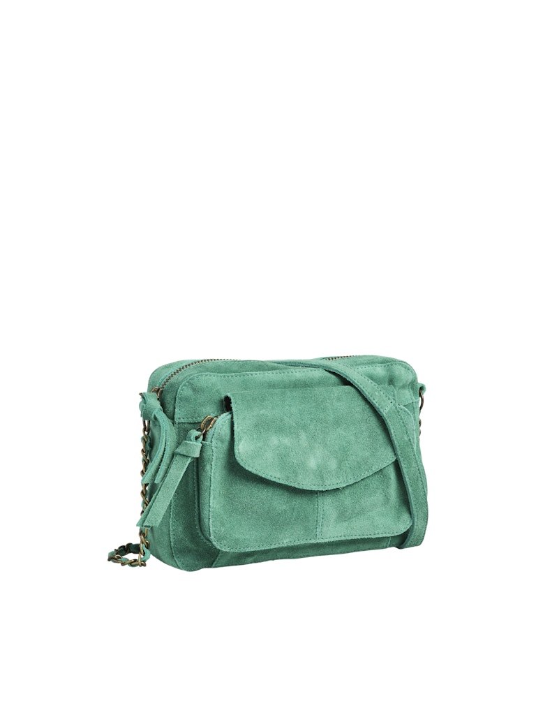 Pepper green ONE SIZE Handtassen - Pcnaina Suede Cross Over Bag van Pieces