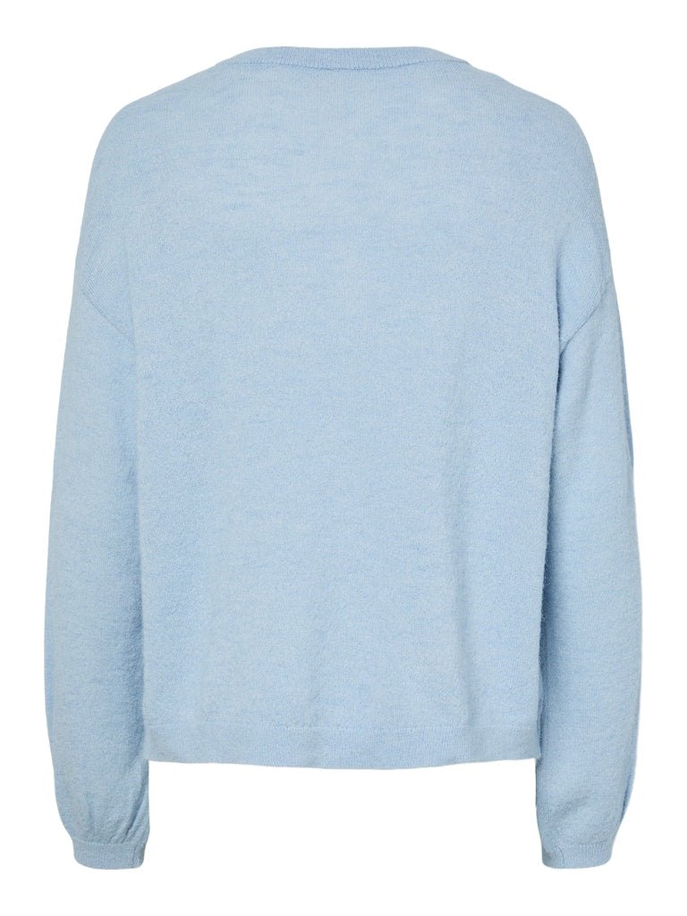 Cashmere blue Pulls - Pcnaomi Ls O-Neck Knit Cardigan Noos van Pieces