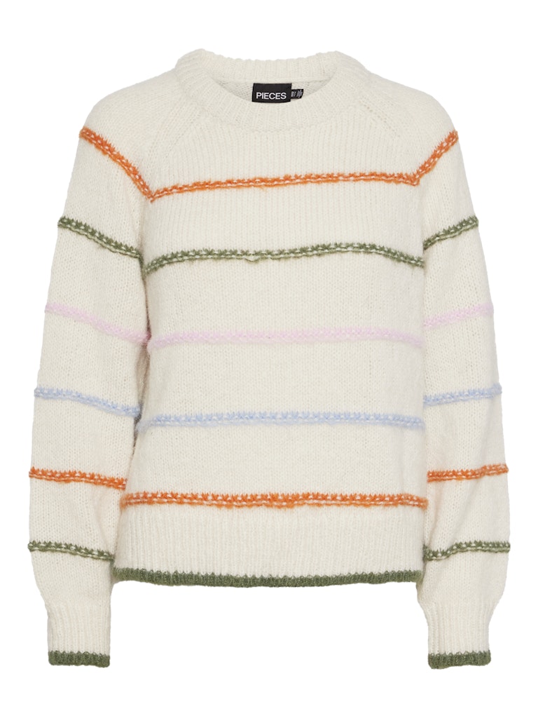 Pulls - Pcnelia Ls O-Neck Knit van Pieces