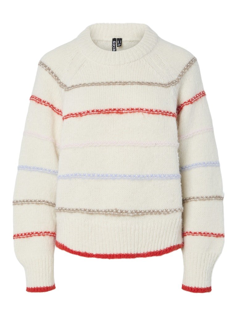Pcnelia Ls O-Neck Knit Noos van Pieces – Pulls voor dames | Meisjes Brugge