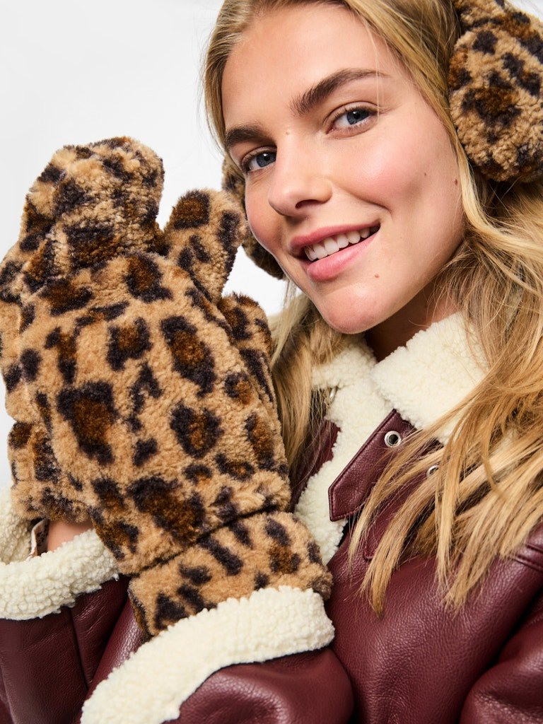 Handschoenen - Pcnetty Teddy Mittens van Pieces