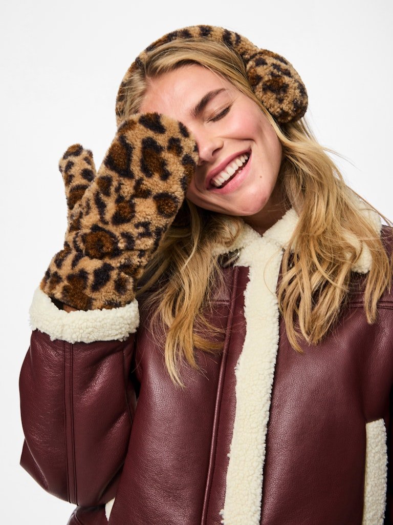 Handschoenen - Pcnetty Teddy Mittens van Pieces