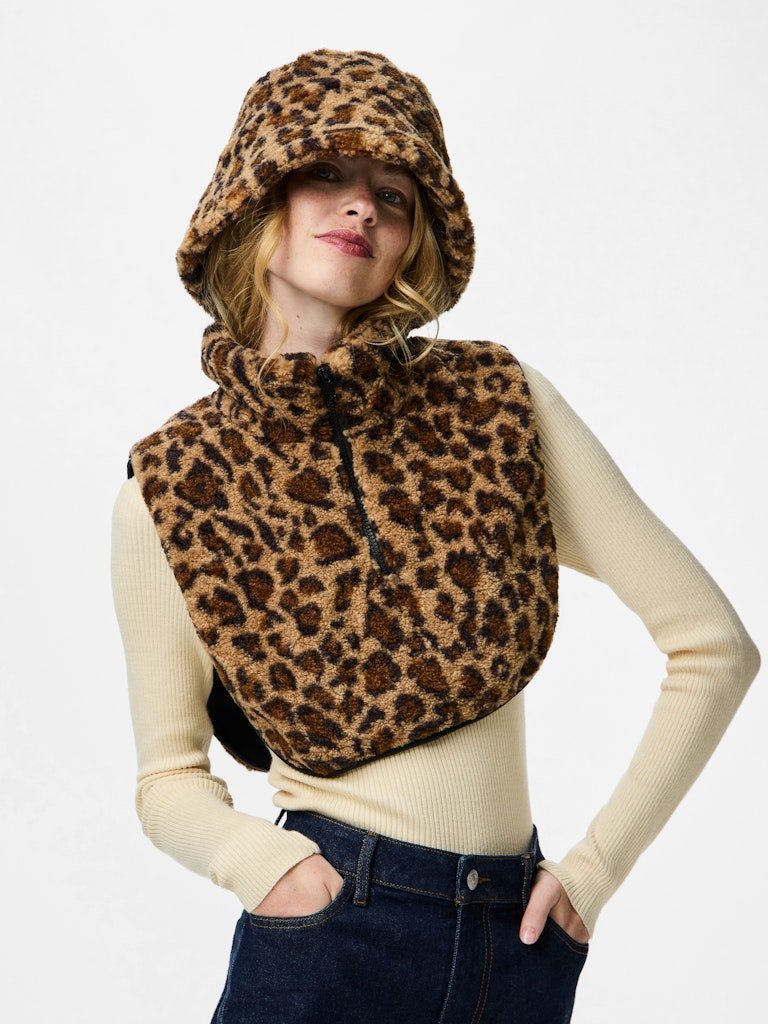 Sjaals - Pcnetty Teddy Neck Warmer van Pieces