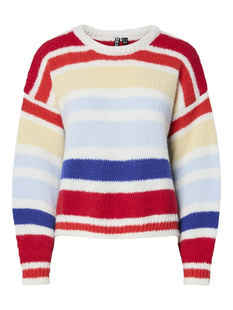 Cloud dancer Pulls - Pcolivia O-Neck Knit van Pieces