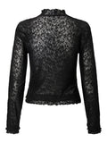 Tops - Pcollie Ls Lace Top van Pieces