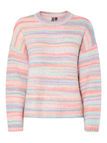 Pink-a-boo Pulls - Pcorman Ls O-Neck Knit van Pieces