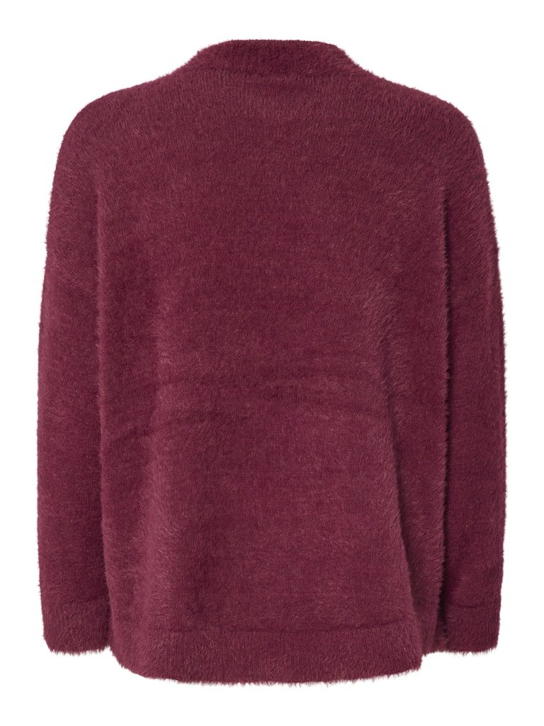 Pulls - Pcovy Ls Mock Neck Knit van Pieces