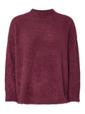 Tawny Port Pulls - Pcovy Ls Mock Neck Knit van Pieces