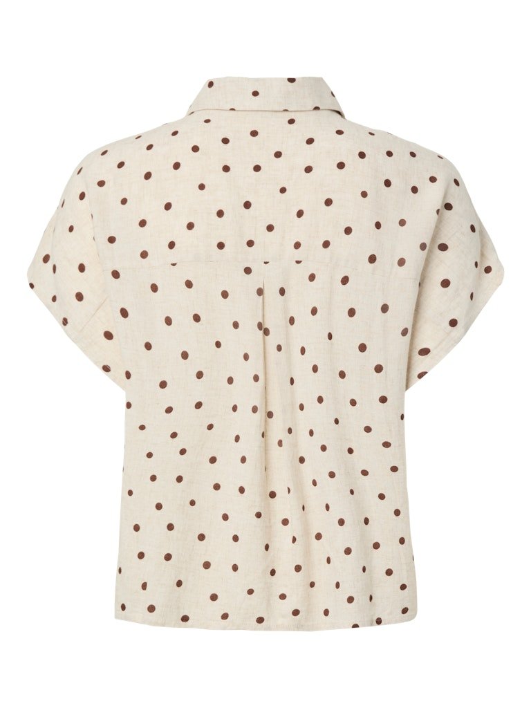 Pcpia Ss Tie Shirt Noos van Pieces – Shirts voor dames | Meisjes Brugge