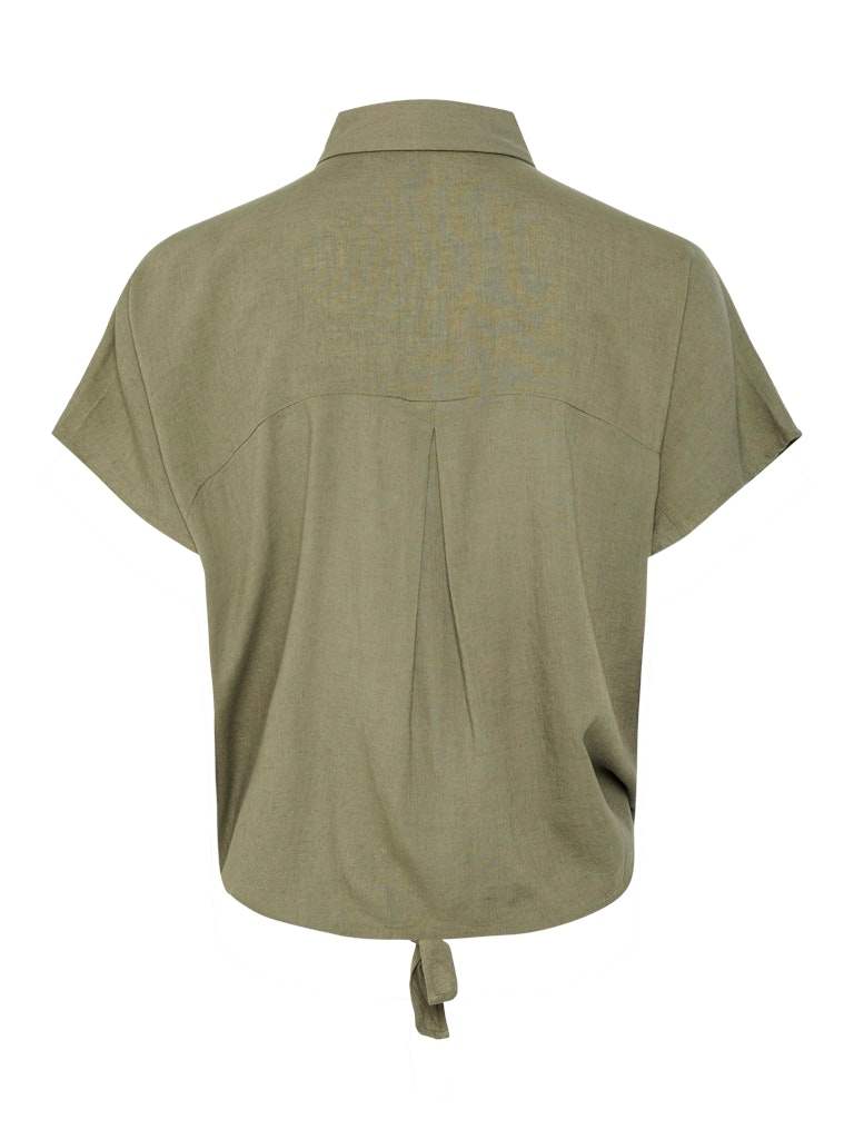 Pcpia Ss Tie Shirt Noos - SS25 van Pieces – Shirts voor dames | Meisjes Brugge