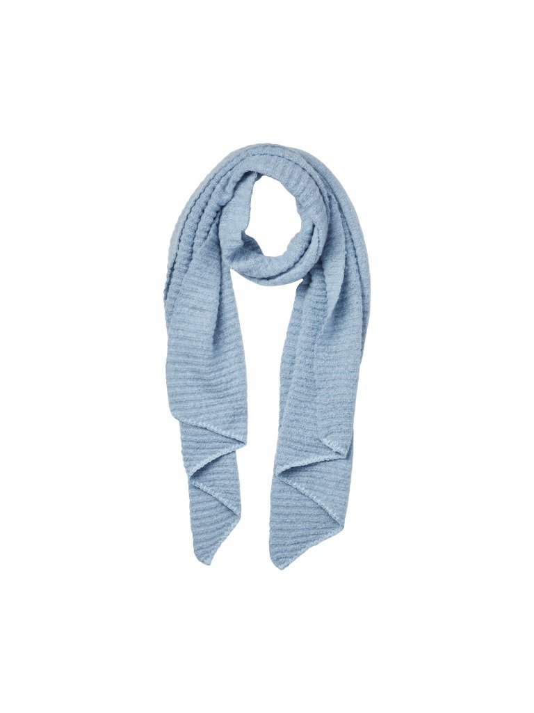 Airy blue ONE SIZE Sjaals - Pcpyron Structured Long Scarf Noos van Pieces