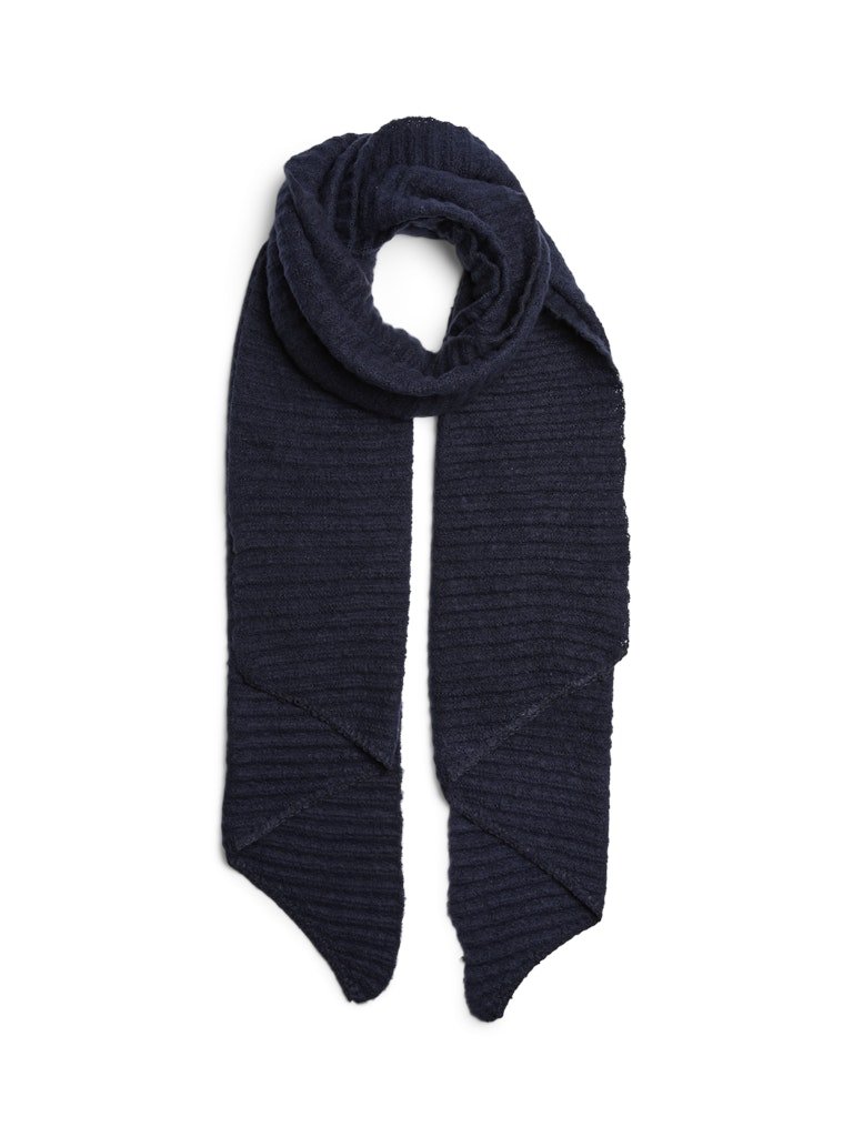 Maritime blue ONE SIZE Sjaals - Pcpyron Structured Long Scarf Noos van Pieces