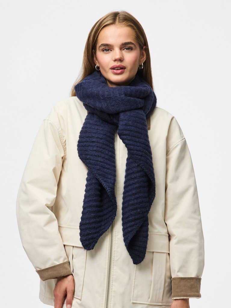 Pcpyron Structured Long Scarf Noos van Pieces – Sjaals voor dames | Meisjes Brugge