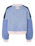 Pulls - Pcremix Ls High Neck Knit van Pieces