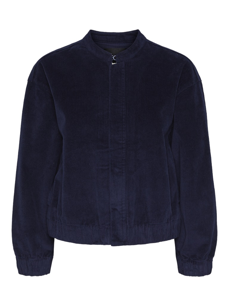 Maritime Blue Jassen - Pcrillo Ls Corduroy Bomber Jacket van Pieces