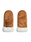 Bronze Brown ONE SIZE Handschoenen - Pcrunna Mittens van Pieces