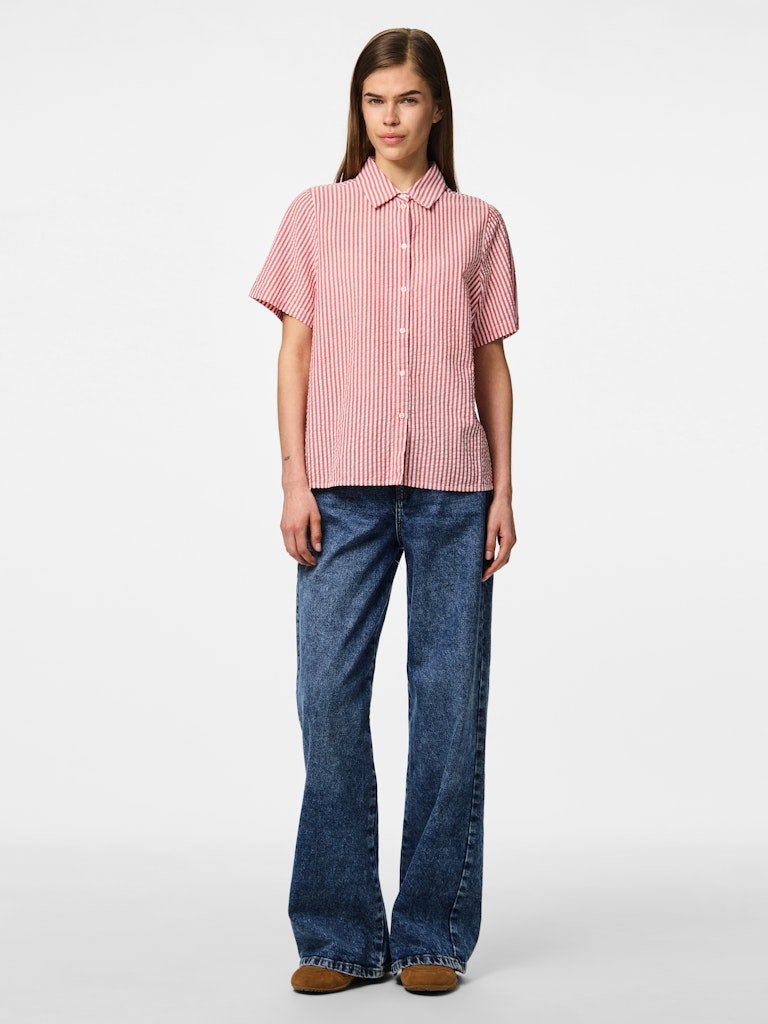 Pcsally Ss Shirt Noos - koop Tops van Pieces bij Meisjes Brugge