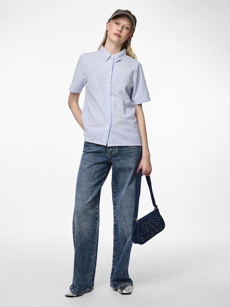 Pcsally Ss Shirt Noos - koop Tops van Pieces bij Meisjes Brugge