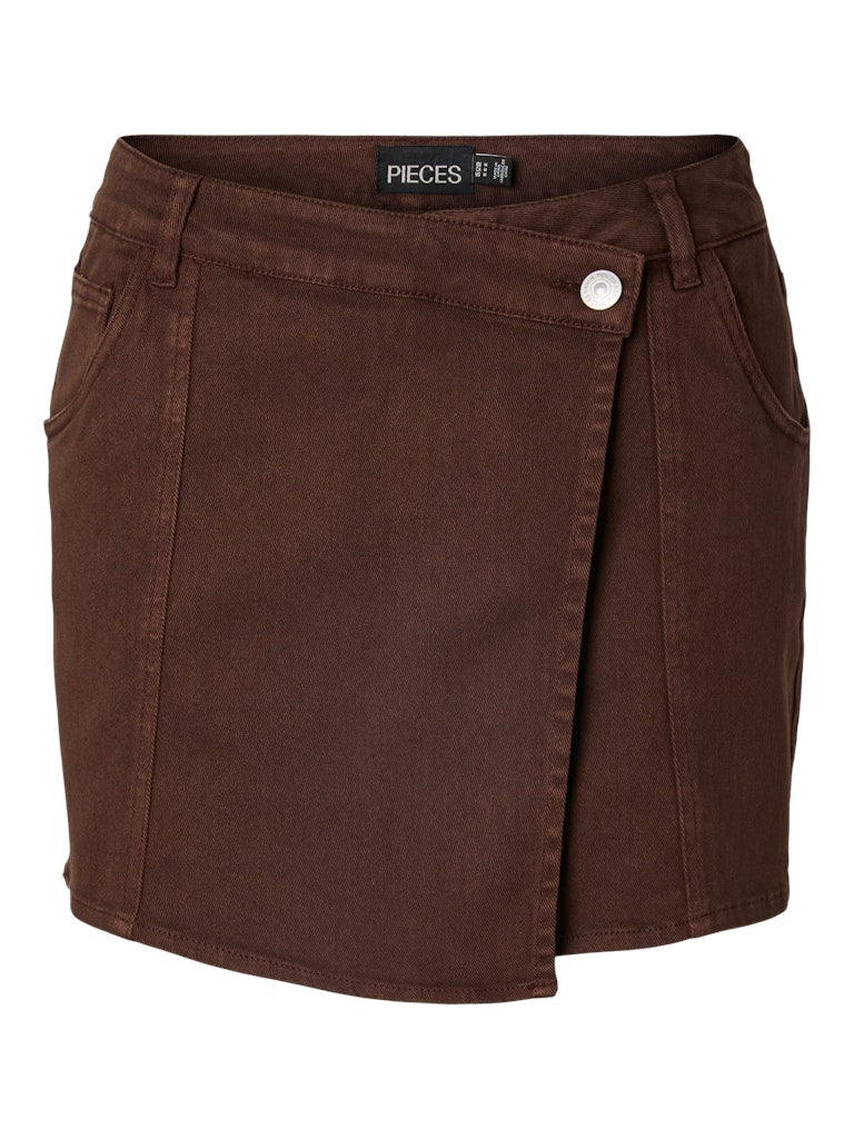 Pcsalume Mw Denim Skort van Pieces – Shorts voor dames | Meisjes Brugge