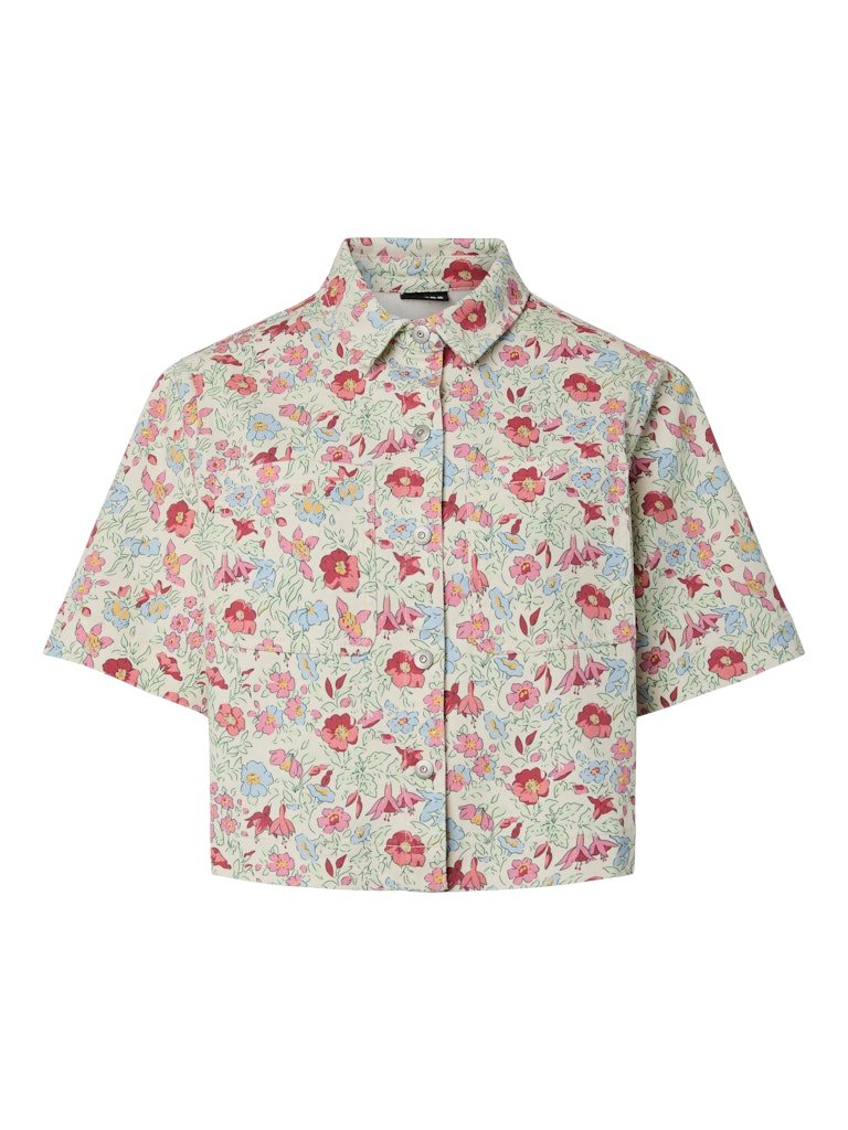 Pcsalume Ss Denim Shirt – Shirts voor dames in kleur | Meisjes