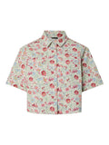 Pcsalume Ss Denim Shirt – Shirts voor dames in kleur | Meisjes