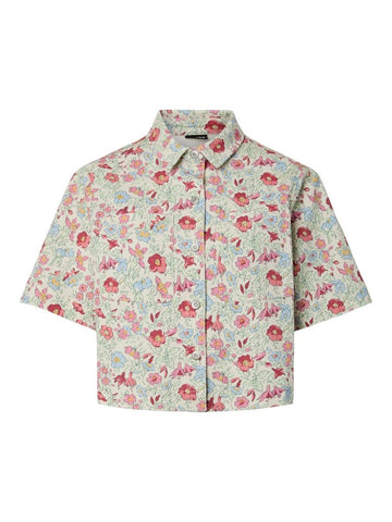 Pcsalume Ss Denim Shirt – Shirts voor dames in kleur | Meisjes