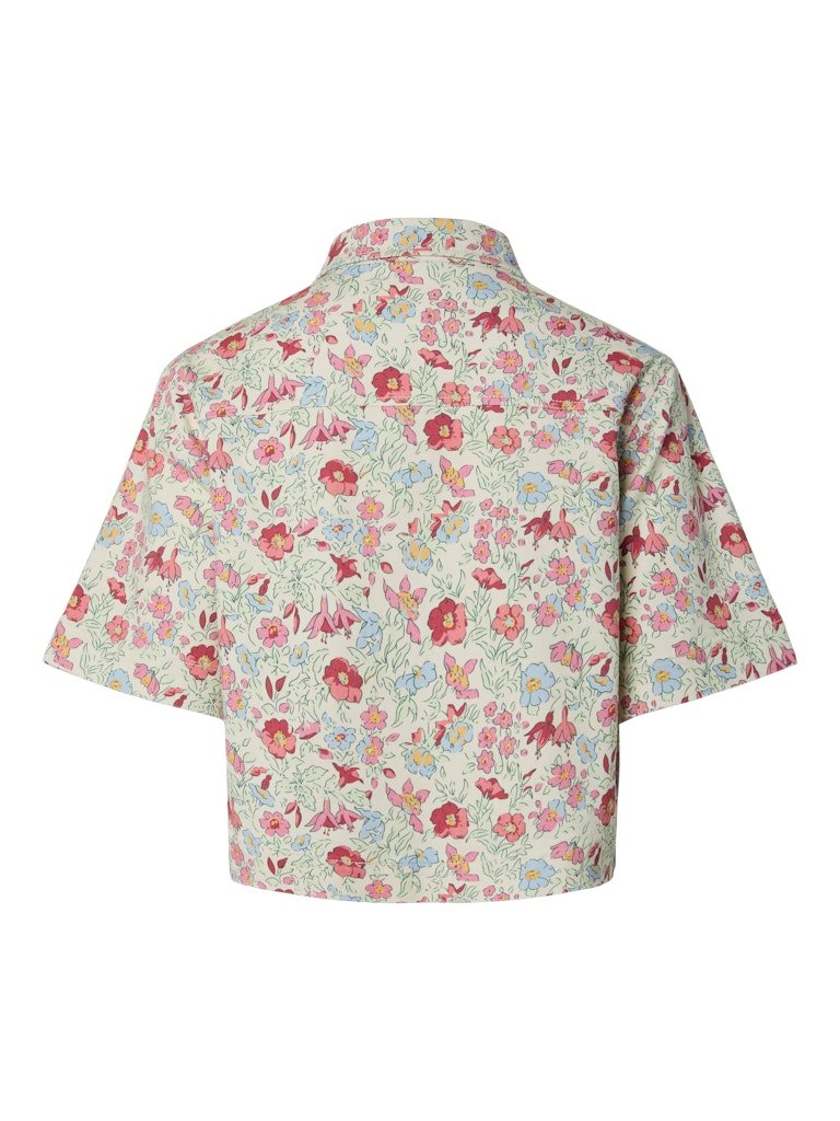 Pcsalume Ss Denim Shirt – Shirts voor dames in kleur | Meisjes