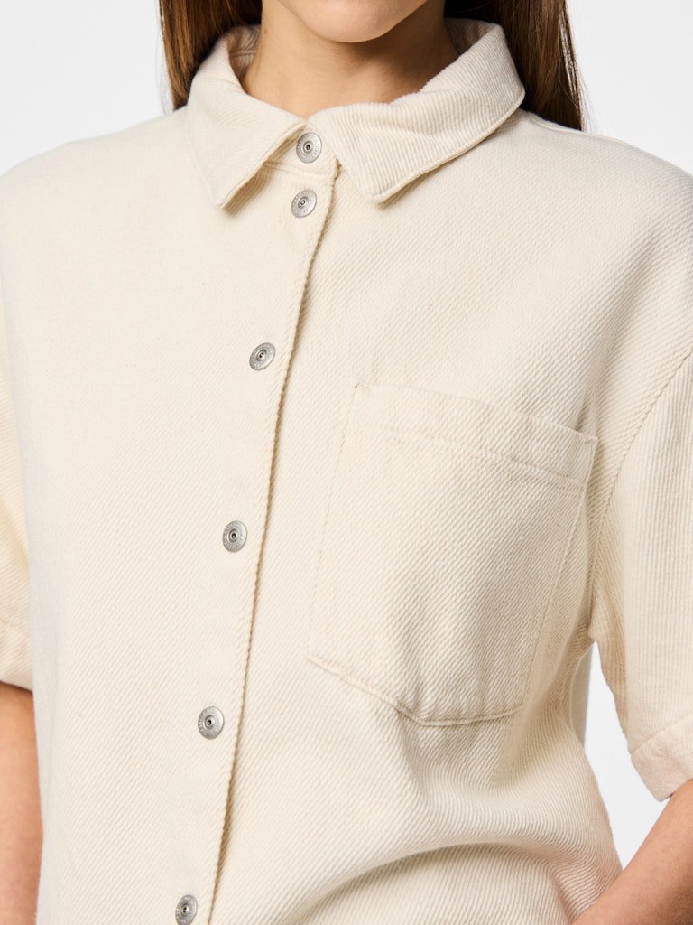 Shirts - Pcsavanna Ss Denim Shirt - SS26 van Pieces