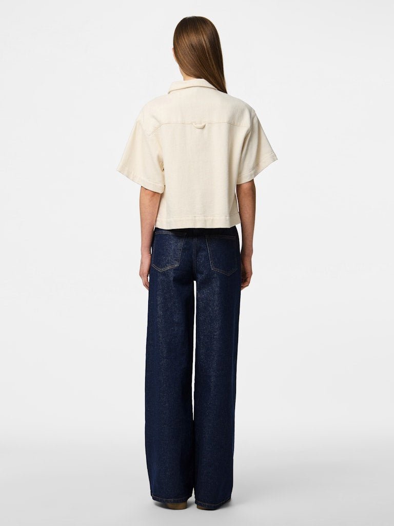 Shirts - Pcsavanna Ss Denim Shirt - SS26 van Pieces