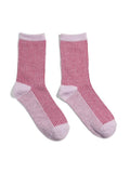 Pink Lavender BEETROOT PURPLE ONE SIZE Sokken - Pcsebby Glitter Stripe Socks Noos van Pieces