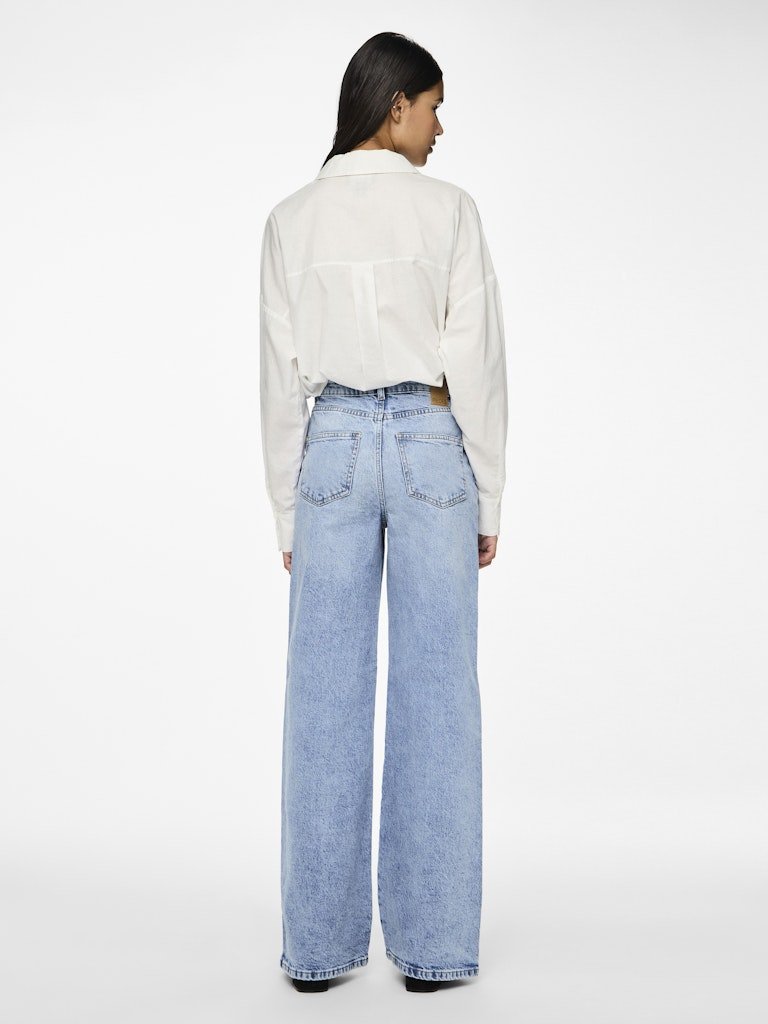 Pcselma Hw Wide Jeans Lb Noos - koop Jeans van Pieces bij Meisjes Brugge