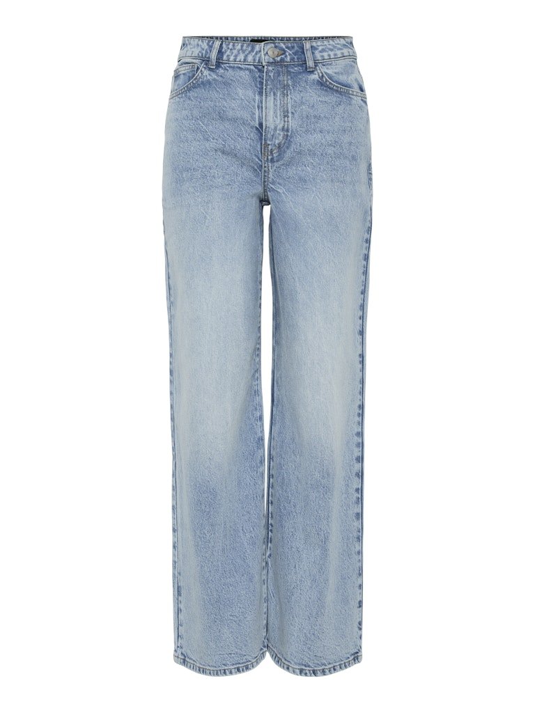 Pcselma Hw Wide Jeans Lb Noos - koop Jeans van Pieces bij Meisjes Brugge