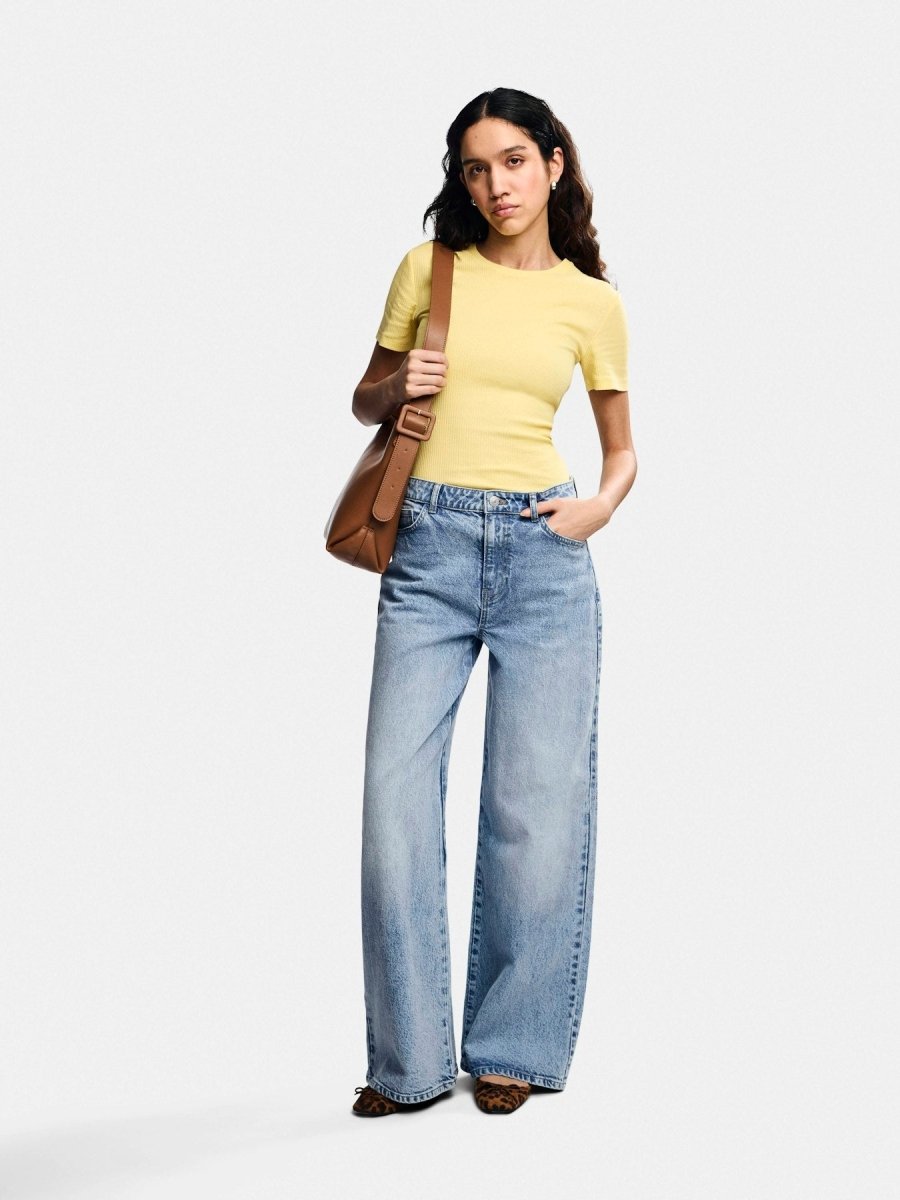 Pcselma Hw Wide Jeans Lb Noos van Pieces – Jeans voor dames | Meisjes Brugge