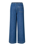 Broeken - Pcsilke Mw Pull Up Denim Pants D2D van Pieces