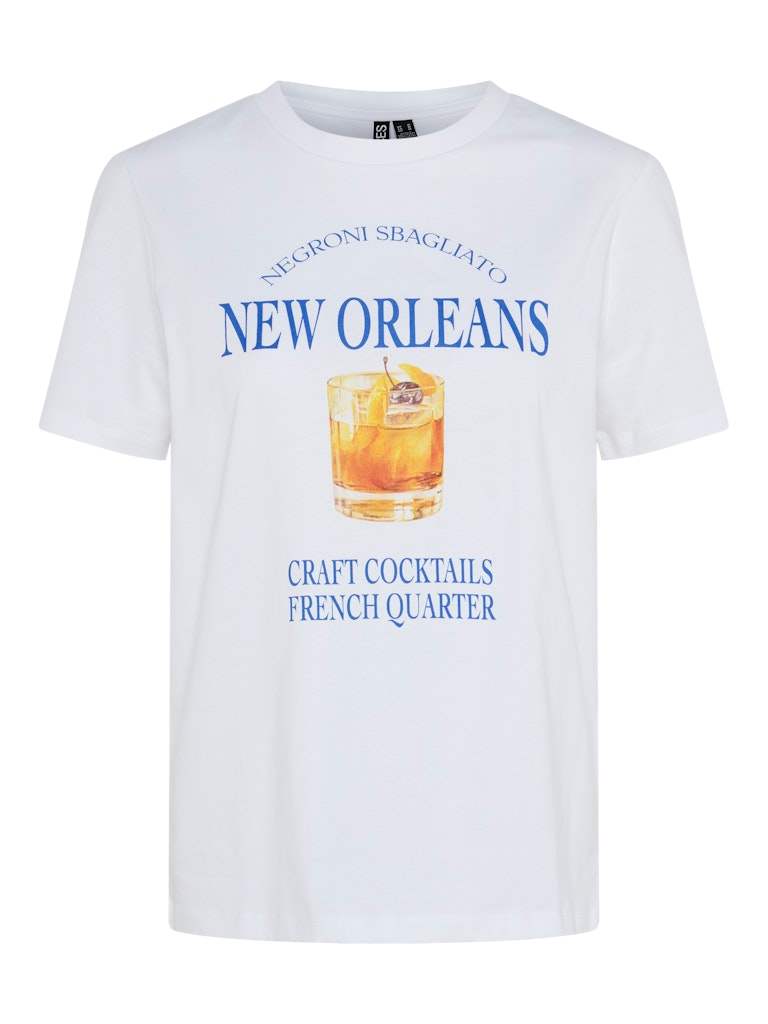 Pcsille Printed T-Shirt van Pieces – Tops voor dames | Meisjes Brugge
