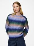 Pulls - Pcsillo Ls O-Neck Rainbow Knit van Pieces