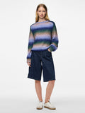 Pulls - Pcsillo Ls O-Neck Rainbow Knit van Pieces