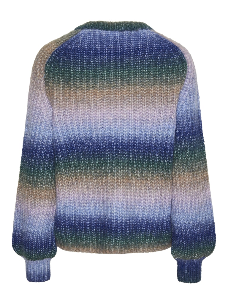 Pulls - Pcsillo Ls O-Neck Rainbow Knit van Pieces