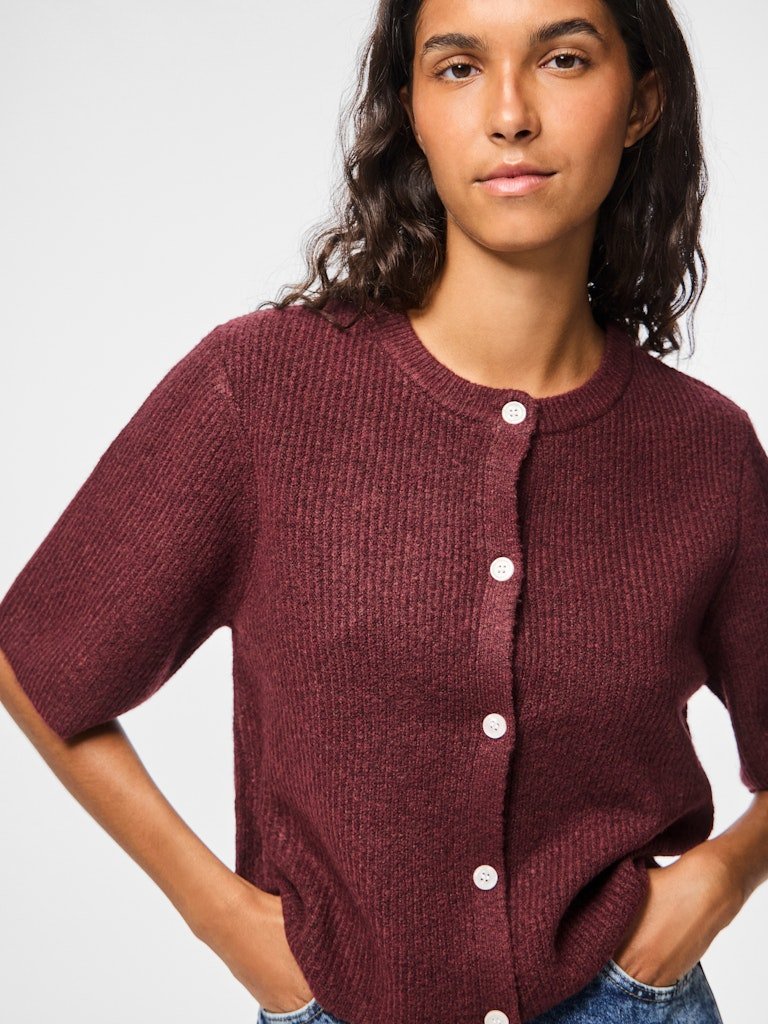 Pcsilly Ss O-Neck Knit Cardigan Noos van Pieces – Cardigans voor dames | Meisjes Brugge