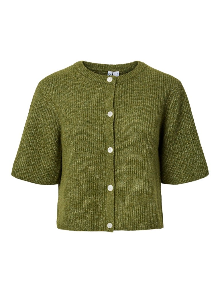 Pcsilly Ss O-Neck Knit Cardigan Noos van Pieces – Cardigans voor dames | Meisjes Brugge